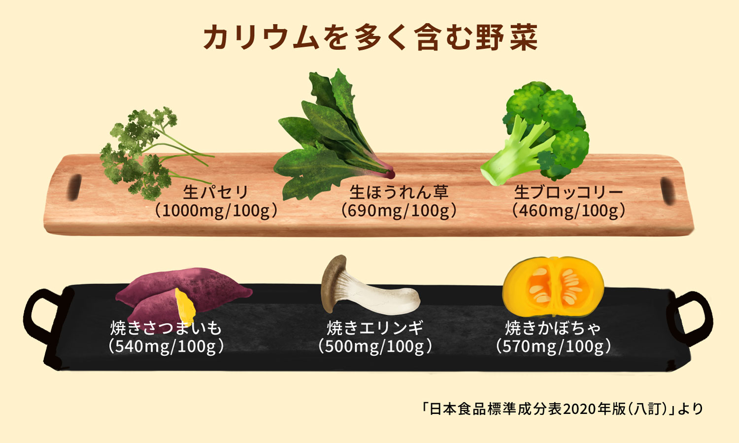 カリウムを多く含む野菜で「除塩」しよう｜野菜科学研究会 4680