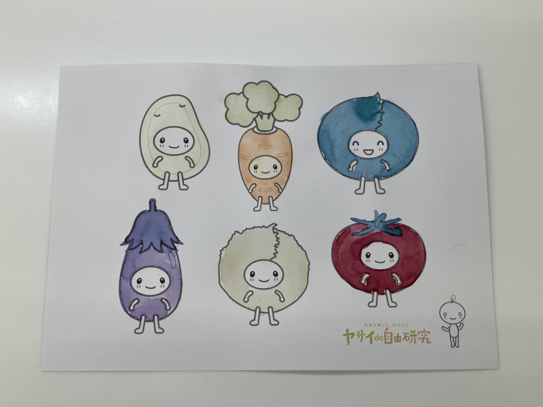 野菜を使った手づくり色水でお絵かきやぬりえに挑戦してみよう!