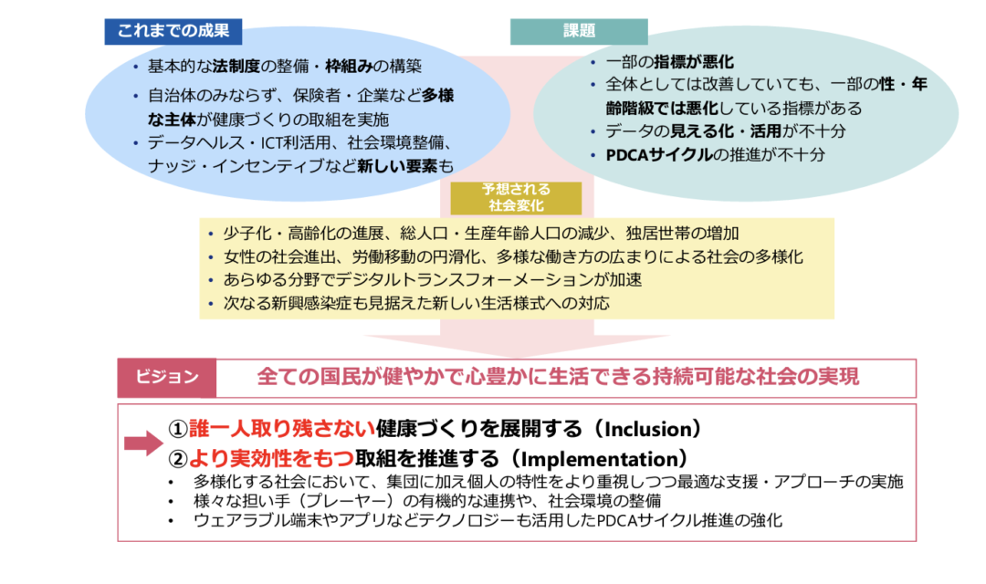 健康日本 21（第三次）推進のための説明資